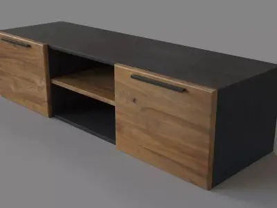 Rigby 55 Small Floating Media Console 3D model