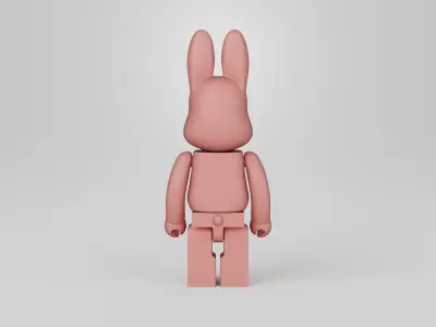 Bearbrick Rabbit  3D print model