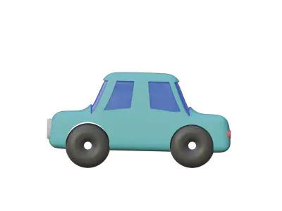 Car Lowpoly 01 Low-poly 3D model