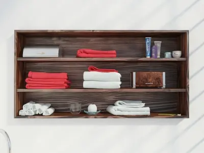 Luxurious Modern Bathroom 3D model