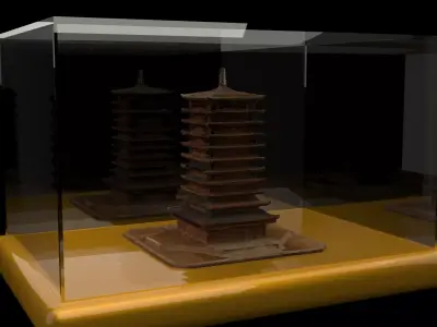 Chinese ancient  house  3D model order
