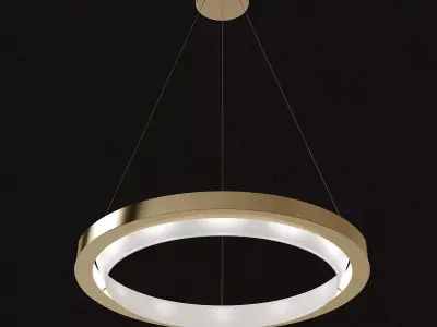 Chandelier circular led pendant light 3D model