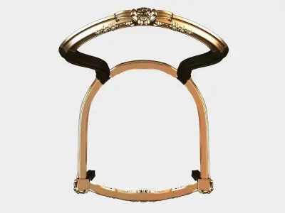 Carved chair  for cnc 19 3D model