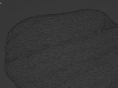 Briceburg Quartz 1 - 8K Textures - 7 Mesh Resolutions  Low-poly 3D model