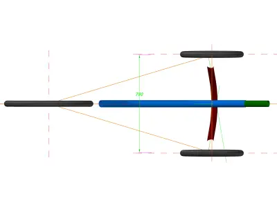 Recumbent Trike Part2 Free 3D model