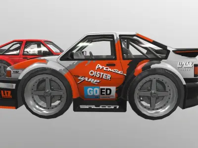 APEXGT85 car Low-poly 3D model