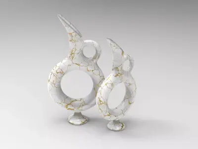 Bera Vase Low-poly 3D model