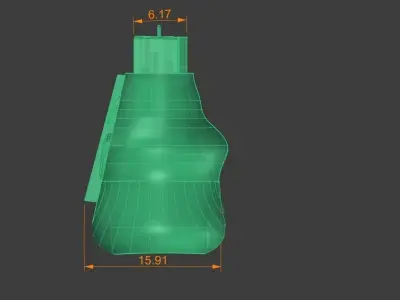 Cash Sack Moneybag Pendant Gold Silver Platinum Luxury Jewelry 3D print model