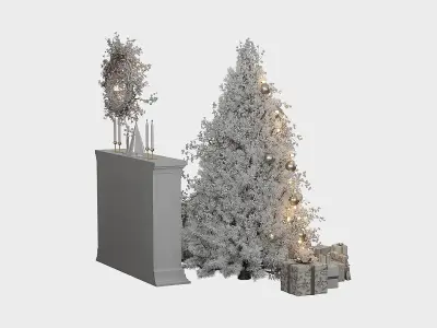 Christmas Decor 10 Low-poly 3D model