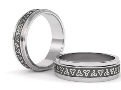 Ring Silver 3D model purchase