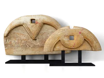 Tribal Art on Stand 1 3D model