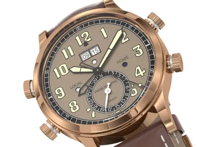 Patek Philippe 5520RG Grand Complications Watch 3D model