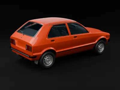Daihatsu Charade 1977 3D model
