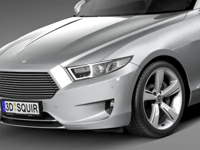 Generic Sedan mid-class 2015 3D model