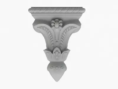 Scroll Corbel 37 3D model