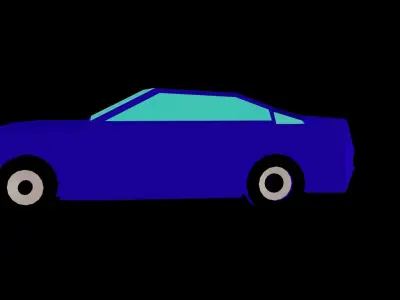 Low Poly Car Free 3D model