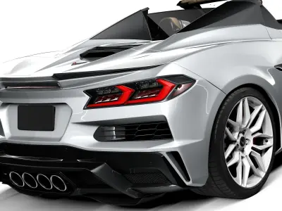 Chevrolet Corvette Z06 Convertible 2023 3D model