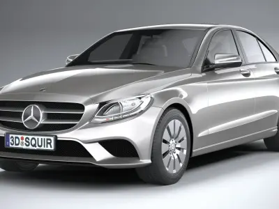 Mercedes-Benz C-class basic 2020 3D model