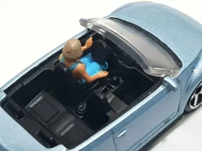 Figure Mindy Driving Convertible 1-64 Scale 3D print model