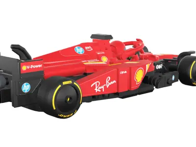 Wikibricks3D - 77242  Ferrari SF-24 --- Full Decal 3D print model
