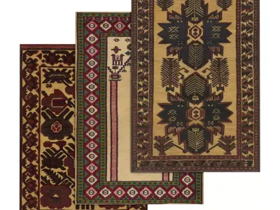 Rug Set 1966 3D model