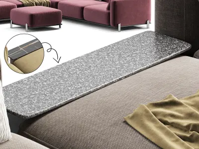 Sofa Brera 3D model