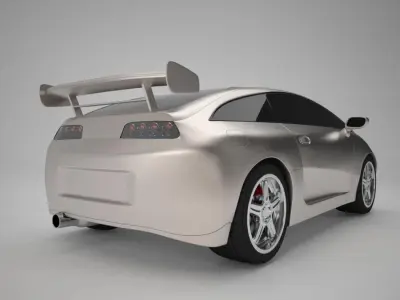 Supra Google Toy Car 3D model
