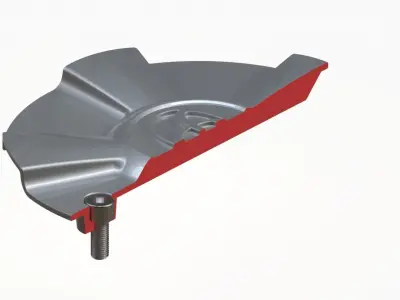 Cap for an alloy wheel 3D print model