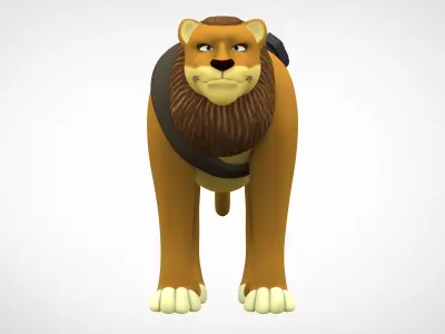 TF2 Soldier Lion 3D model
