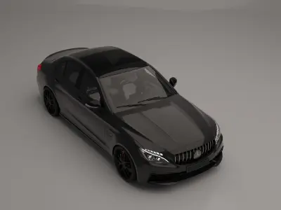 Mercedes Benz-C63 AMG 3D model