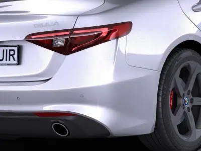 Alfa Romeo Giulia 2016 3D model
