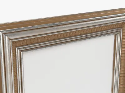 Frame portrait with picture 04 3D model