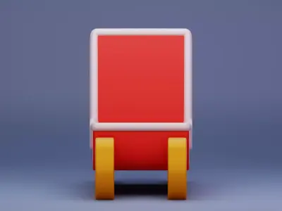 Santa Sleigh Phone Holder 3D Printable STL Model 3D print model