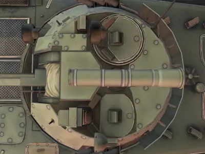 bmp 2 Low-poly 3D model