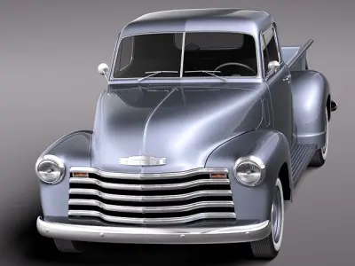 chevrolet pickup 1950 3D model