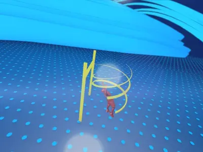 Athletics Ident Cinema 4D 3D model