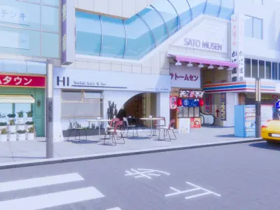Ginza Tokyo 3D model