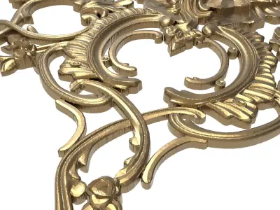  decorative pattern ready for 3D printing 3D model