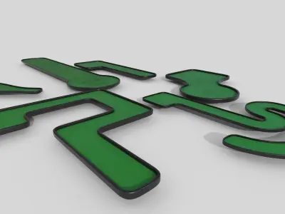 Miniature Golf Courses Collection 3D model