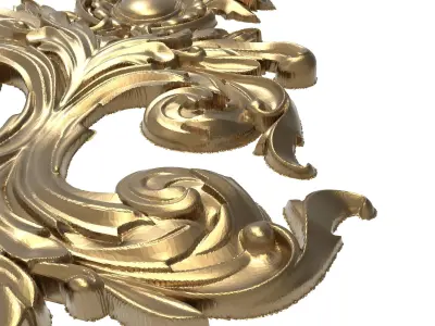  decorative pattern ready for 3D printing 3D model