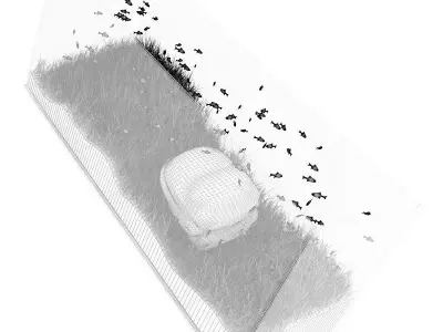 Rectangular Aquarium 3D model