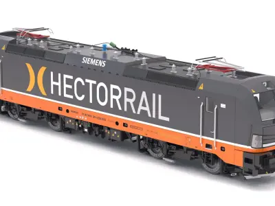 Siemens Vectron Hector Rail 3D model
