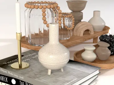 Modern Decorative Set 01 3D model