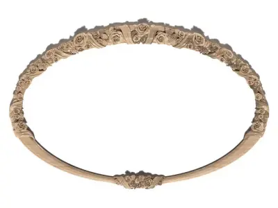 Frame-004 ornate bangle 3D model