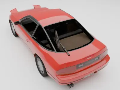 Nissan 180SX  3D model