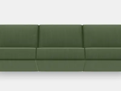 JATTEBO 45-seat modular sofa Low-poly 3D model