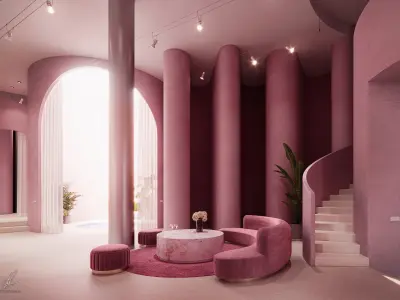 Kitsch Interior Loft 3D model