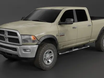 Dodge RAM 2500 Laramie - Complete Model 3D model