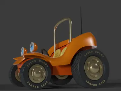 Speed Buggy 3D print model
