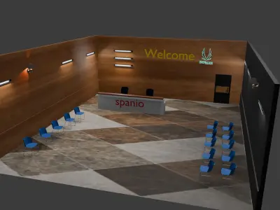 Reception Area  3D model